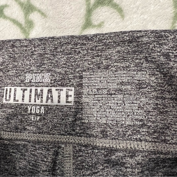 Victoria’s Secret PINK ultimate leggings gray black size small - Picture 5 of 12